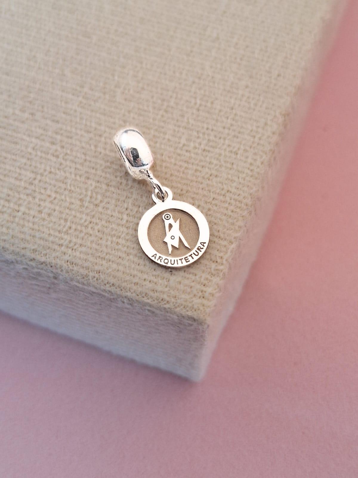 BERLOQUE PROFISSÃO ARQUITETURA EM PRATA 925