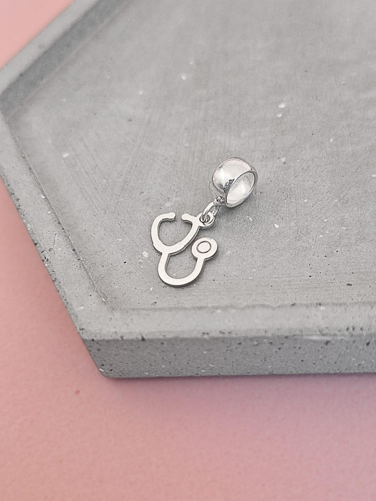 BERLOQUE ESTETOSCÓPIO EM PRATA 925