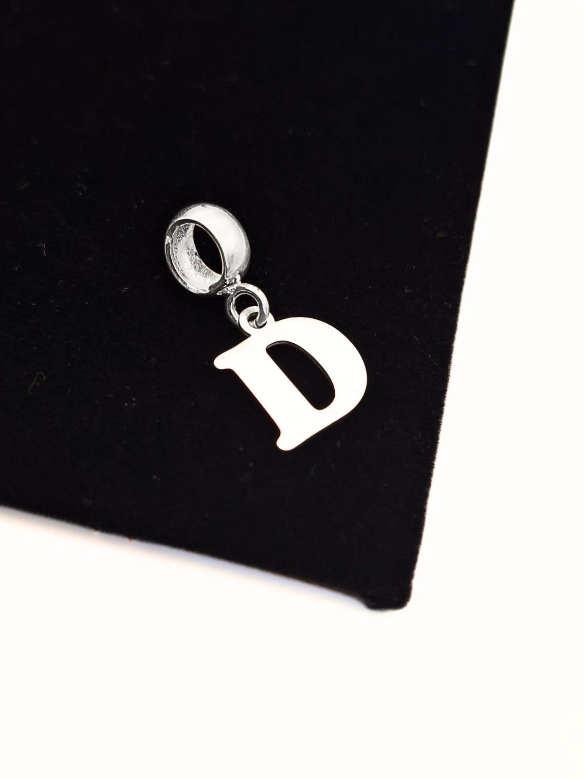 BERLOQUE LETRA D EM PRATA 925