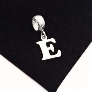 BERLOQUE LETRA F EM PRATA 925