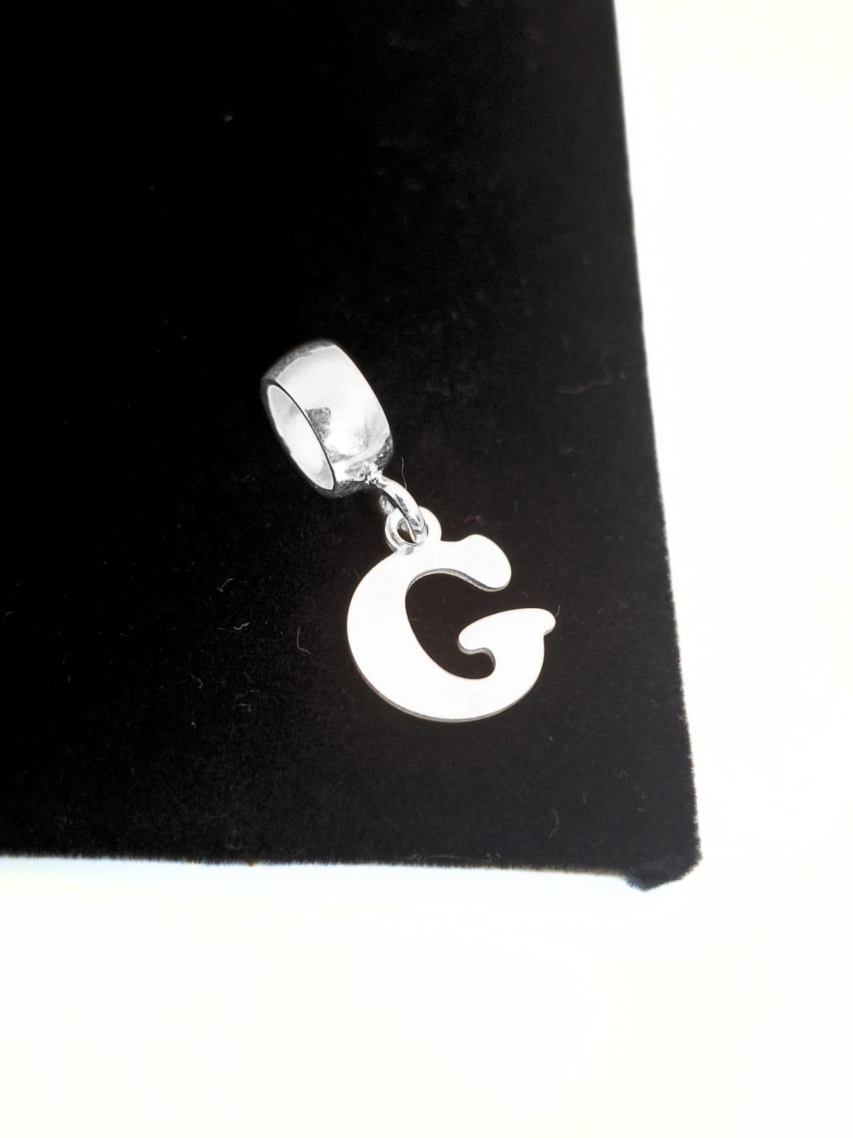 BERLOQUE LETRA H EM PRATA 925