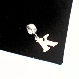 BERLOQUE LETRA K EM PRATA 925