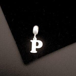 BERLOQUE LETRA P EM PRATA 925