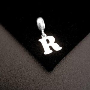 BERLOQUE LETRA R EM PRATA 925