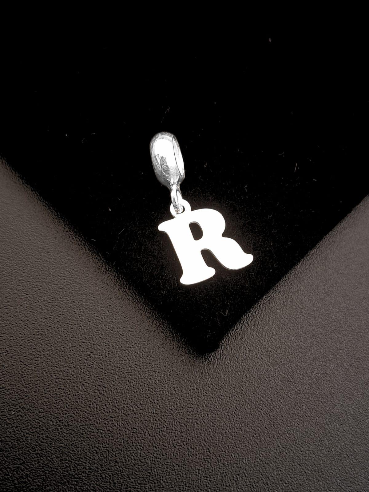 BERLOQUE LETRA R EM PRATA 925