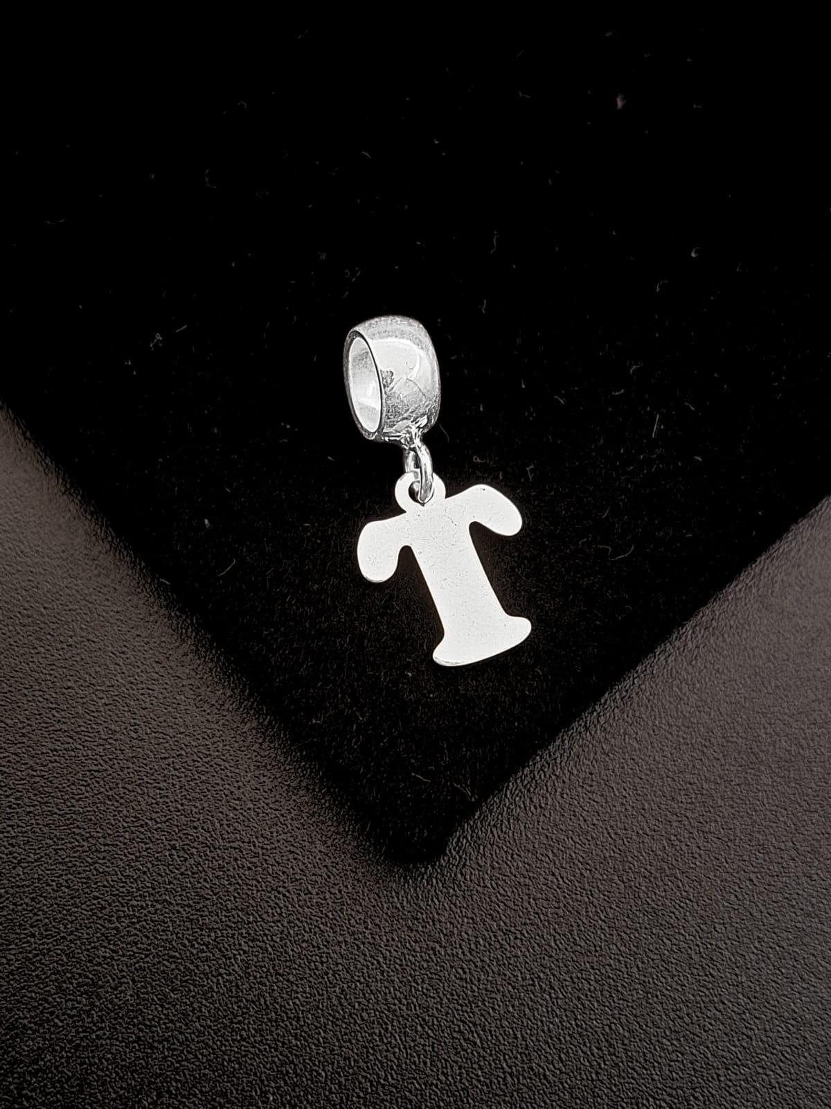 BERLOQUE LETRA T EM PRATA 925