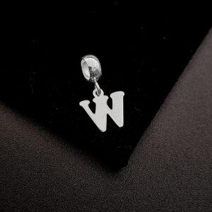 BERLOQUE LETRA W EM PRATA 925