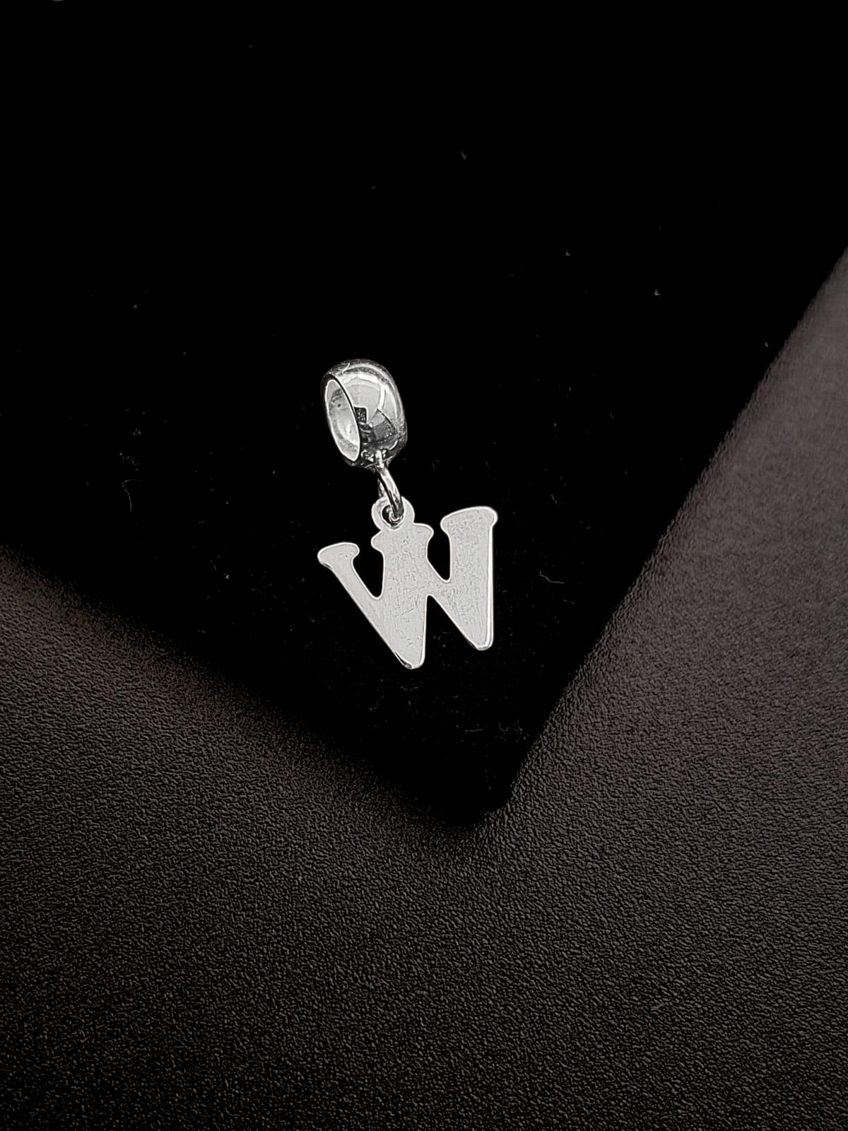 BERLOQUE LETRA W EM PRATA 925