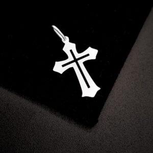 COLAR COM PINGENTE CRUZ TULIPA