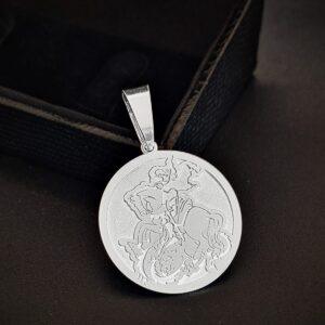 PINGENTE SÃO JORGE REDONDO