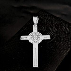 PINGENTE CRUZ COM SÃO BENTO