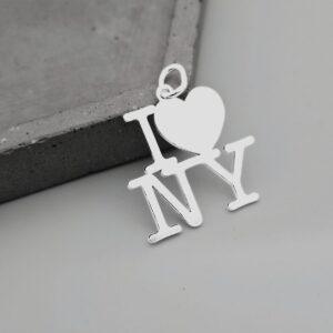 PINGENTE I LOVE NOVA YORK